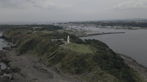 Aerial Footage of a Lighthouse 