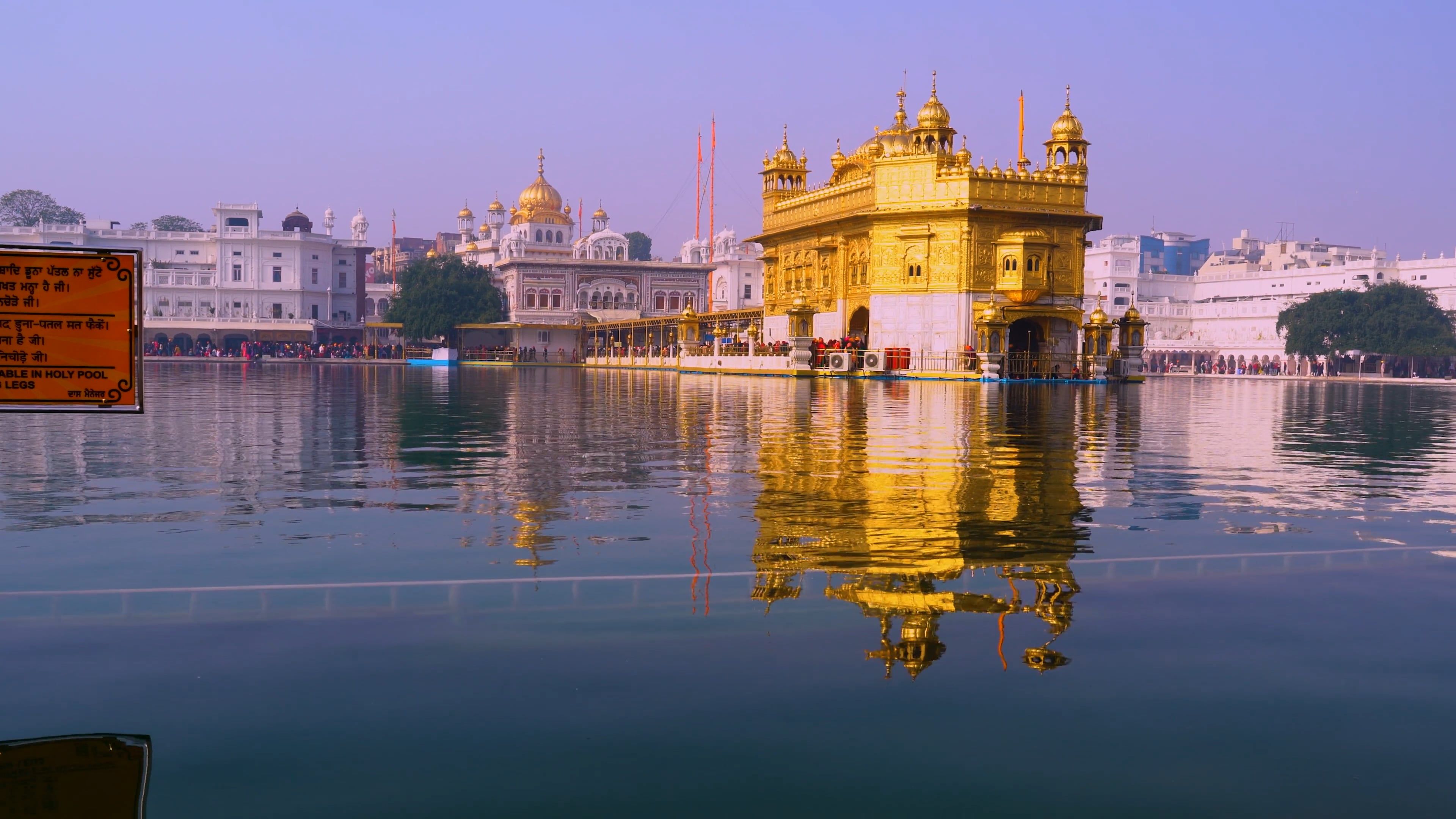 Golden Temple in India Free Stock Video Footage, Royalty-Free 4K & HD ...