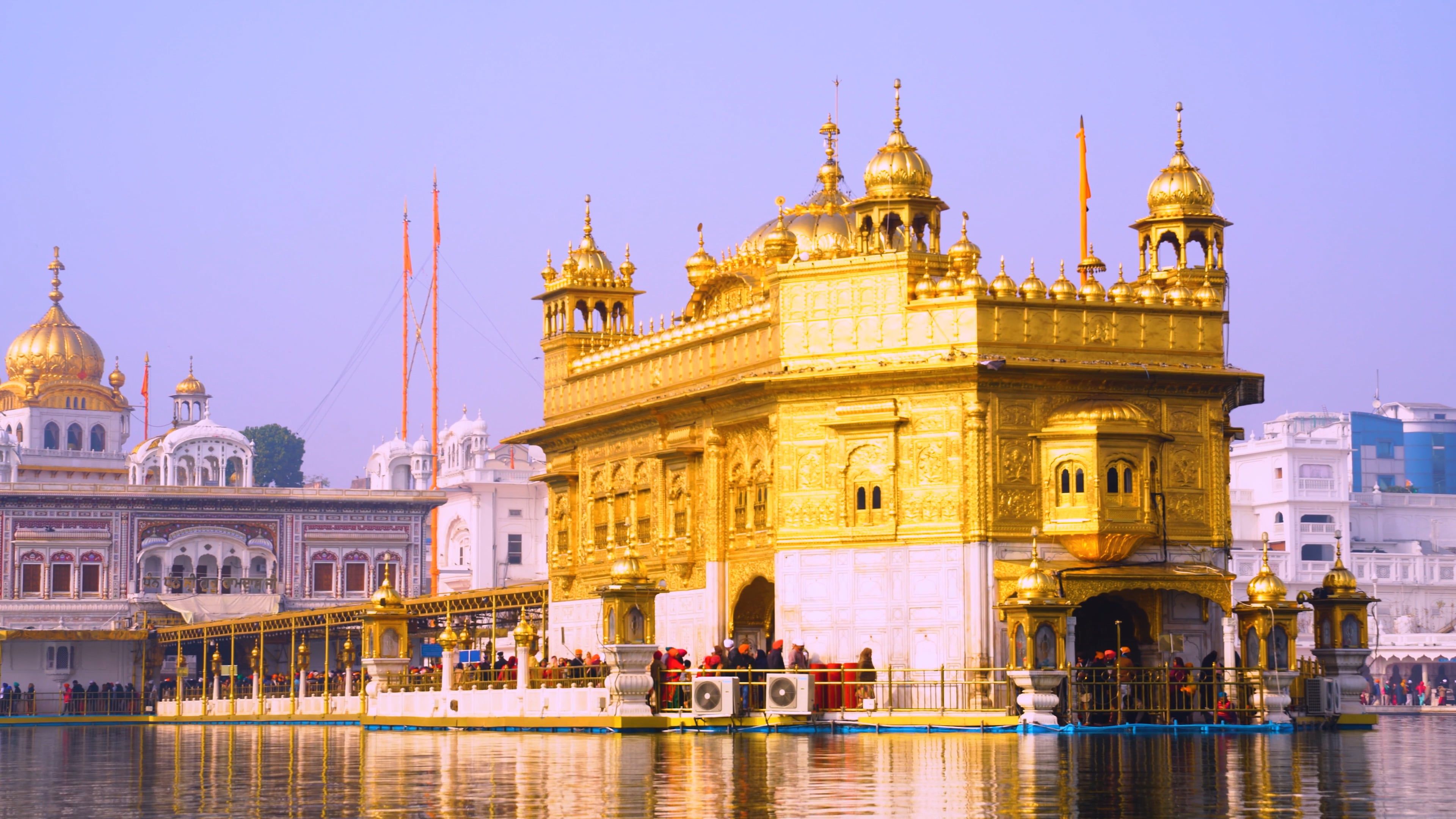 A Golden Ancient Building Free Stock Video Footage, Royalty-Free 4K ...