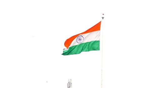 Indian Flag Waving 