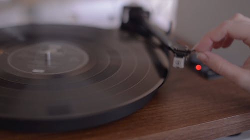A Spinning Vinyl Record 