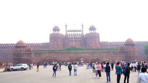 View of the Red Fort in India