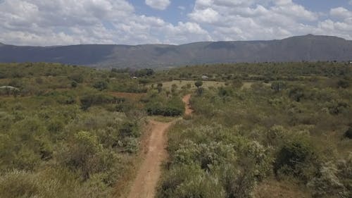 Drone Shot of Baringo County in Kenya, Africa