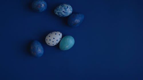 Blue Easter Eggs 