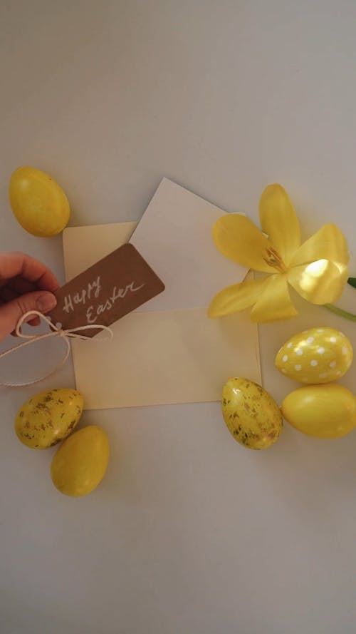 Easter Eggs and Letter 