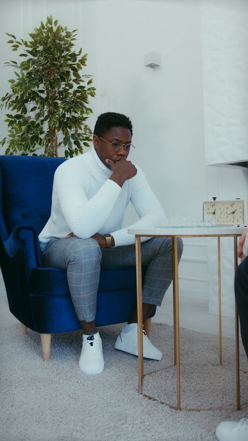 Man Playing Board Game 