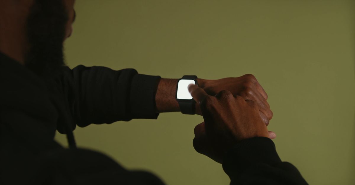 Human Using Smartwatch A Man Using His Smartwatch Free Stock Video Footage, Royalty-Free 4K ...