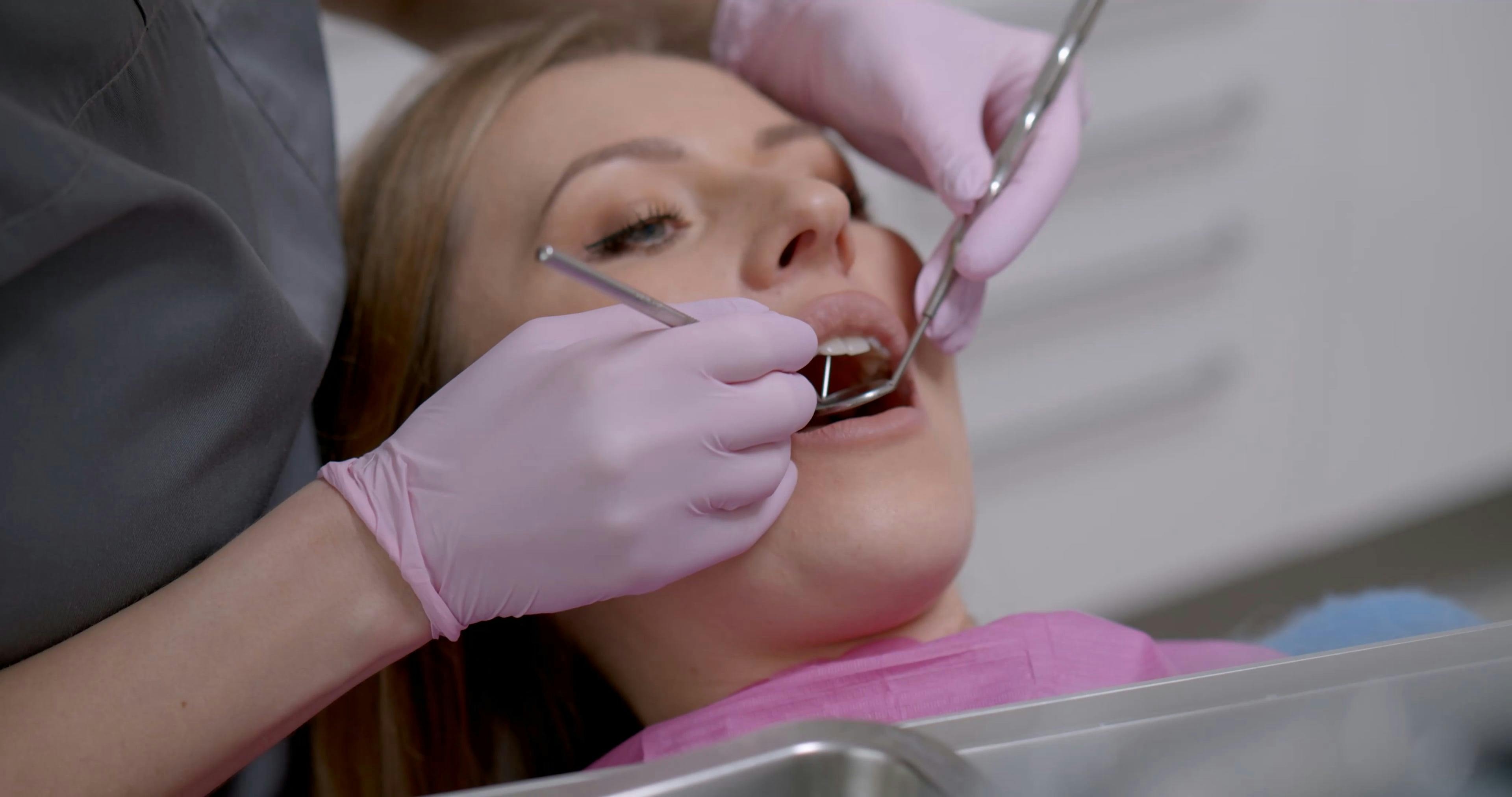 A Dentist Giving Dental Service to a Patient \u00b7 Free Stock Video