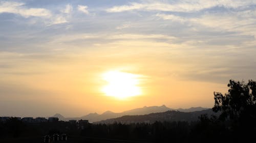 A Time-lapse Video of a Sunset