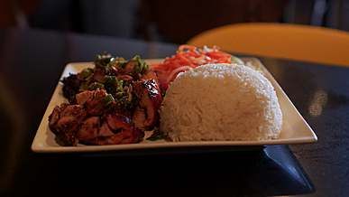 close up video of a meal on a plate