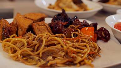 close up video of a delicious meal