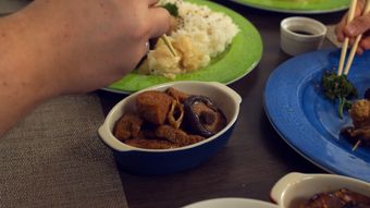 吃中餐视频素材视频素材