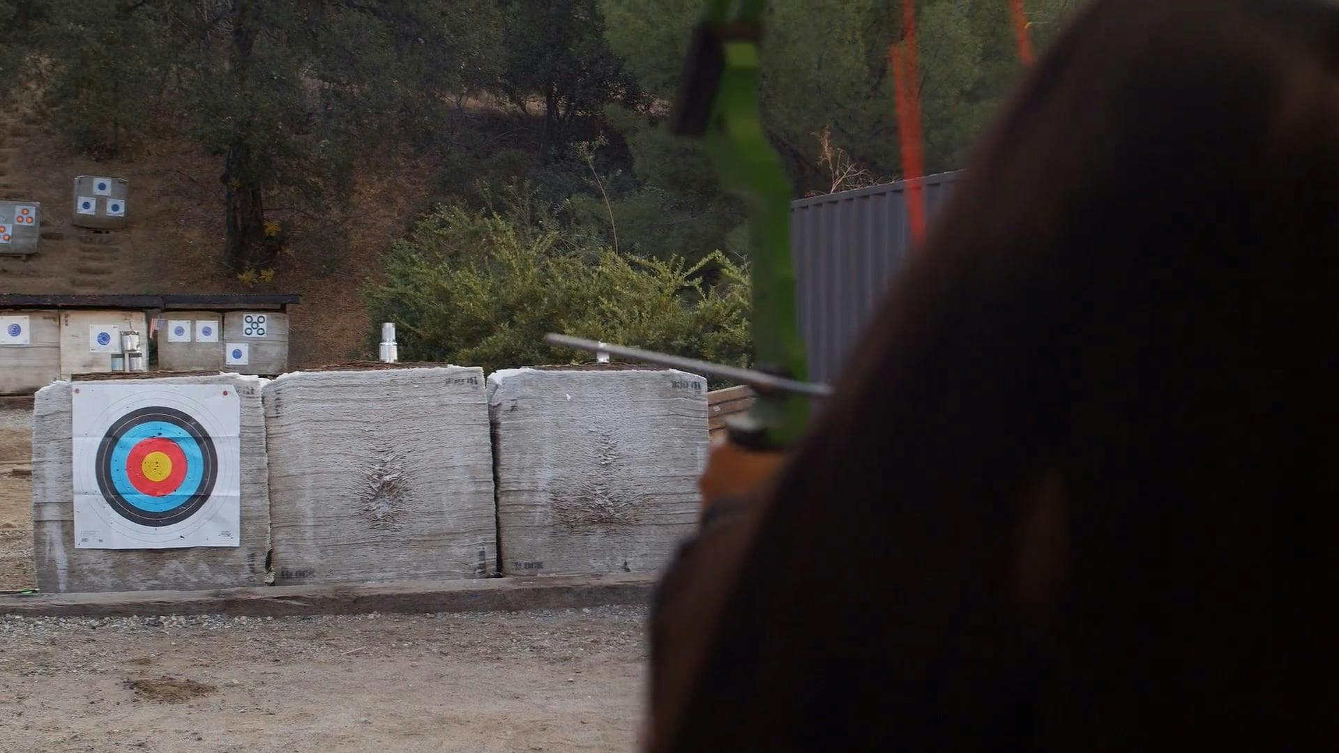 Person Shooting Arrow at Target · Free Stock Video