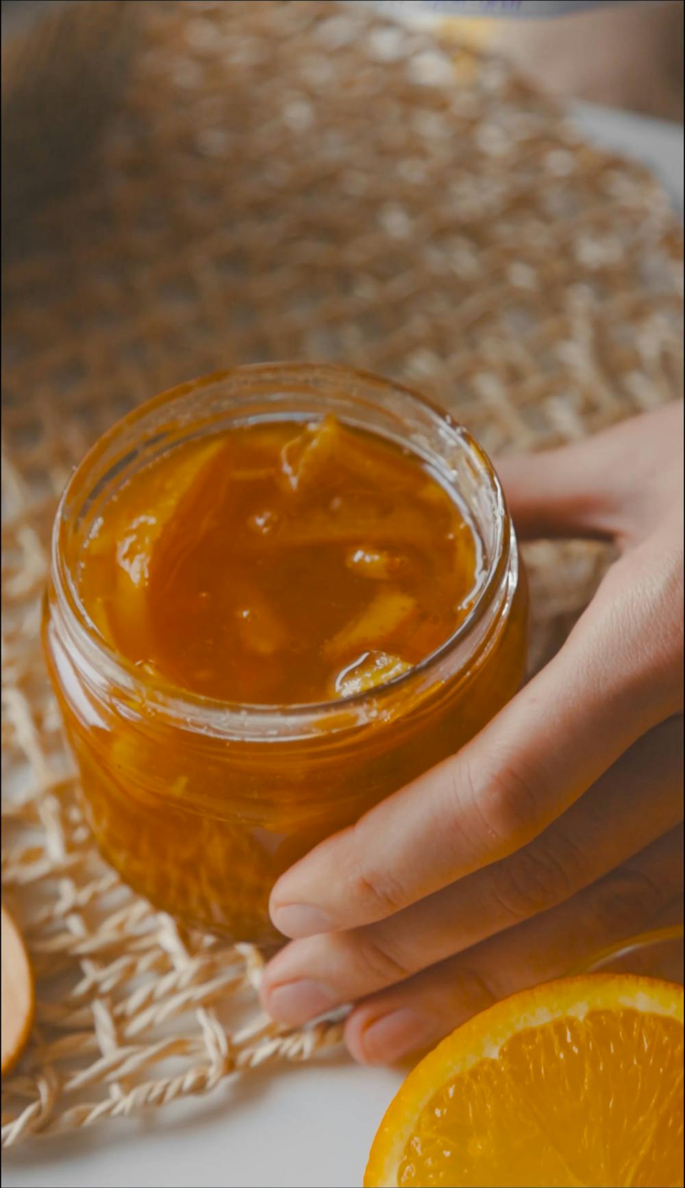 jar-of-orange-jam-free-stock-video