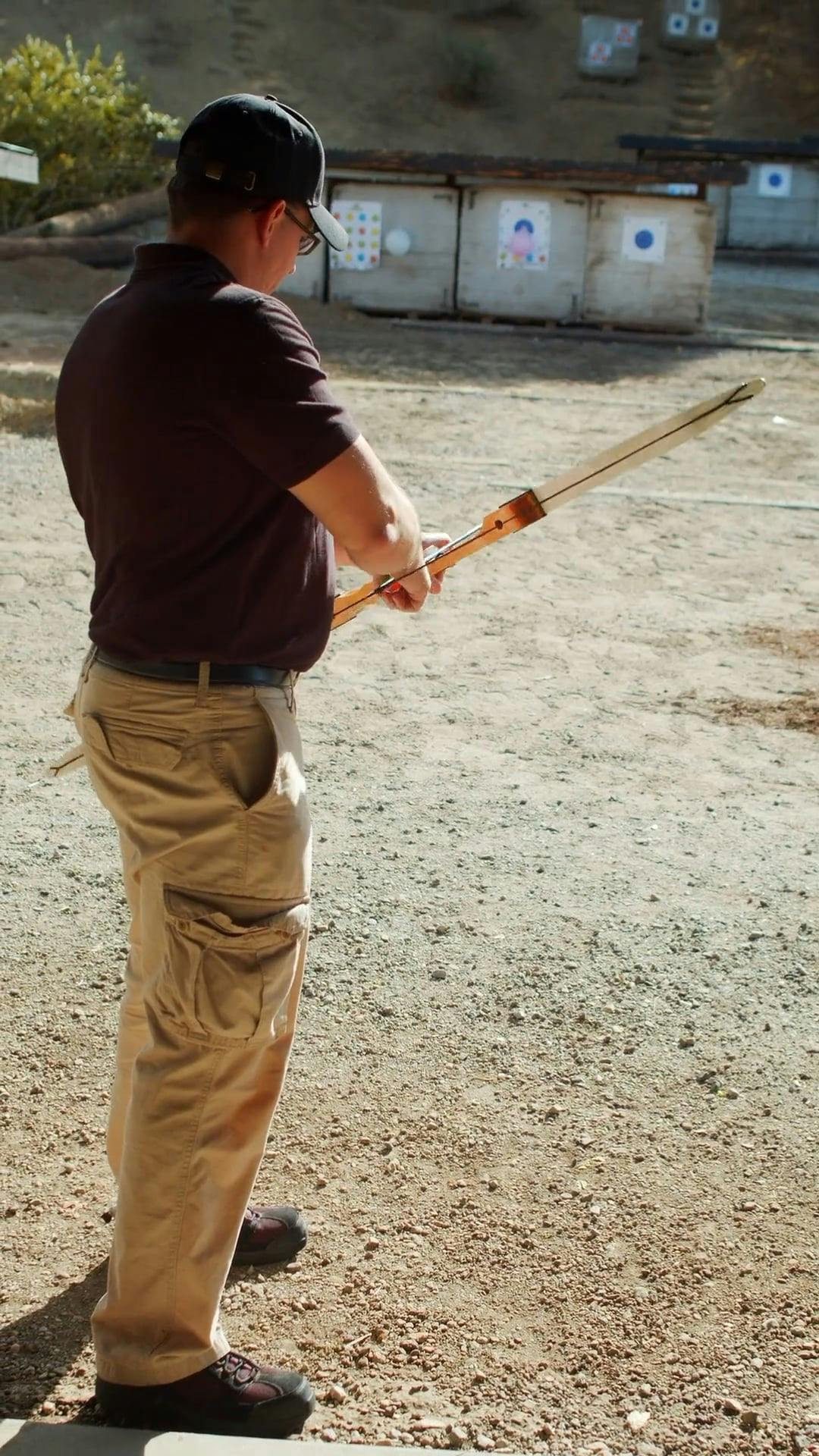 Person Shooting Arrow at Target · Free Stock Video