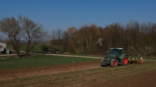 Tractor in Farm Field
