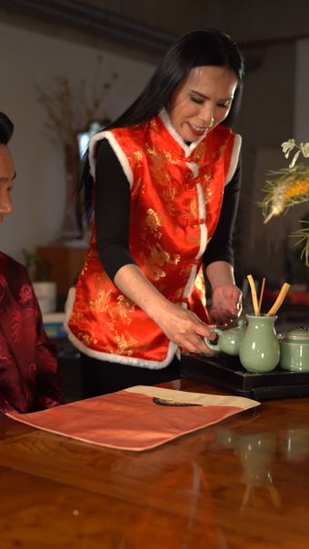 中国人酒局高清视频视频素材
