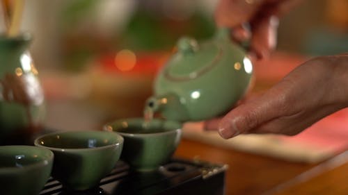 Traditional Tea Served During Chinese New Year