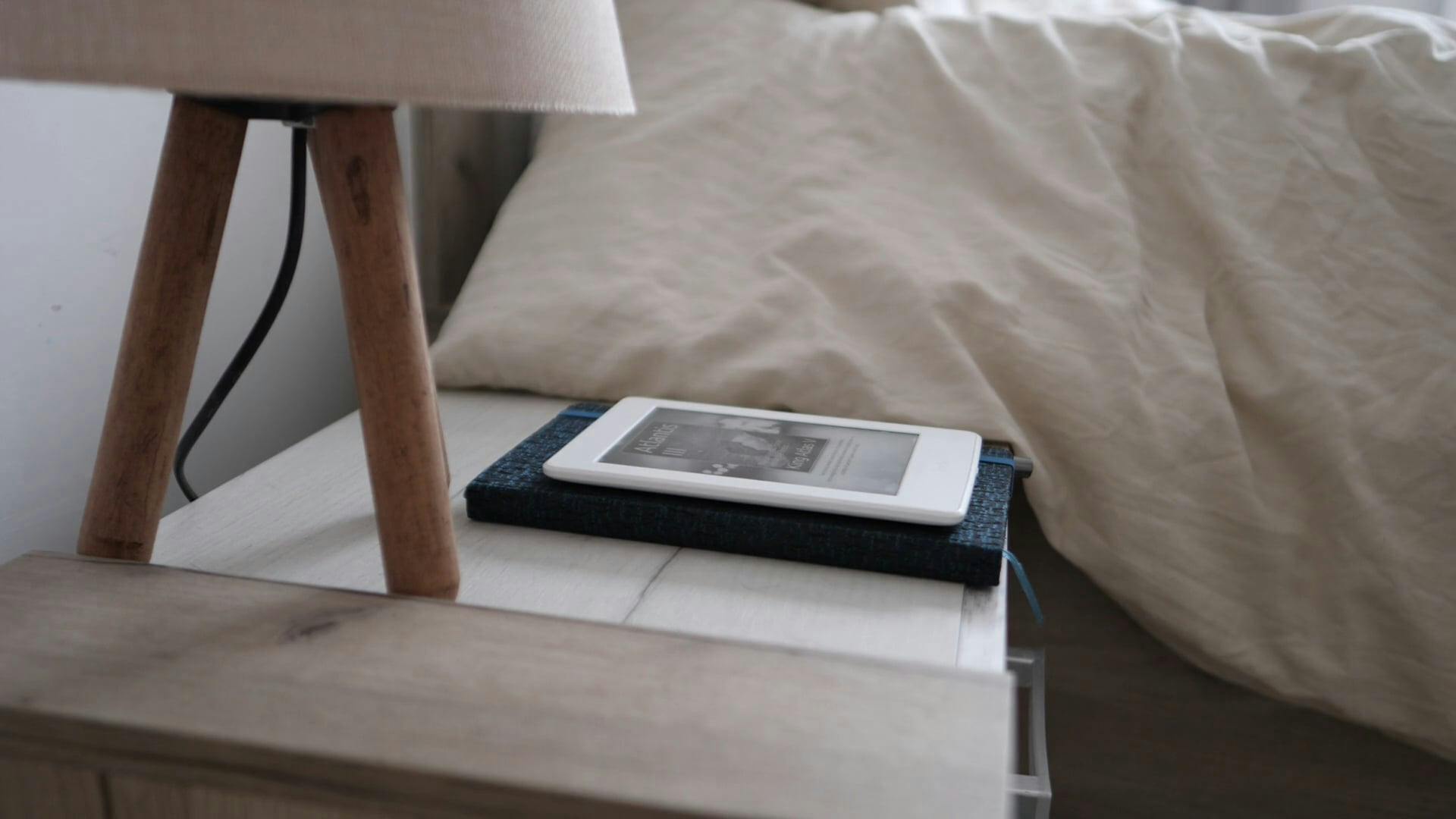 Close Up Shot of Side Bedside Table · Free Stock Video