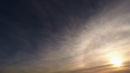 View of the Sky at Sunset