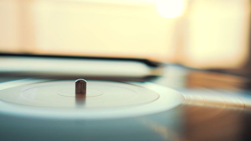 Close-Up Video Of Vinyl Records Playing On A Turntable Free Stock Video ...