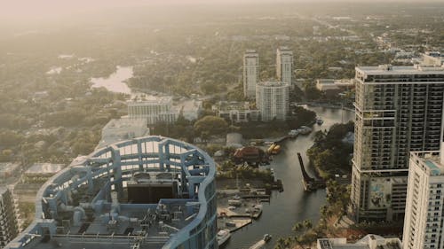 Aerial View of a Luxurious City