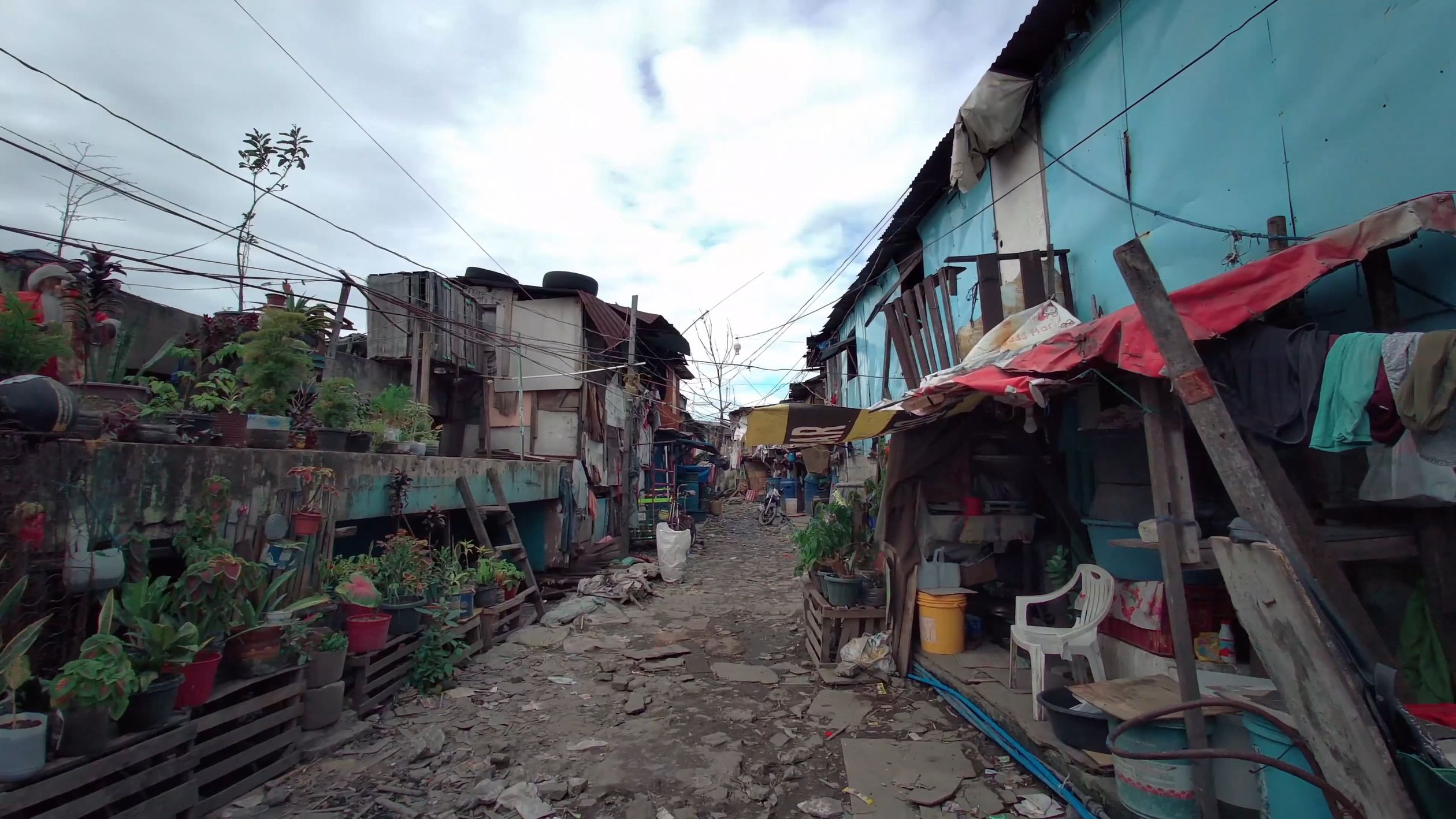 Poor Commmity Inside a Poor Community Free Stock Video Footage, Royalty-Free 4K & HD ...