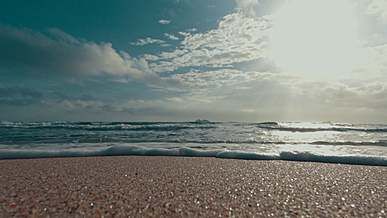 sea waves at the beach