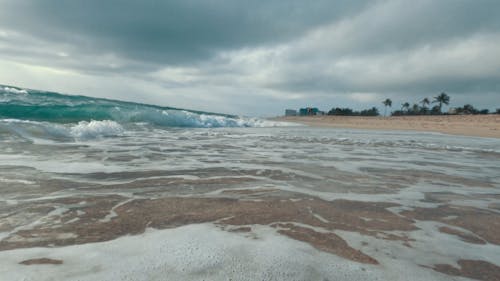 Closeup Video of Crashing Waves