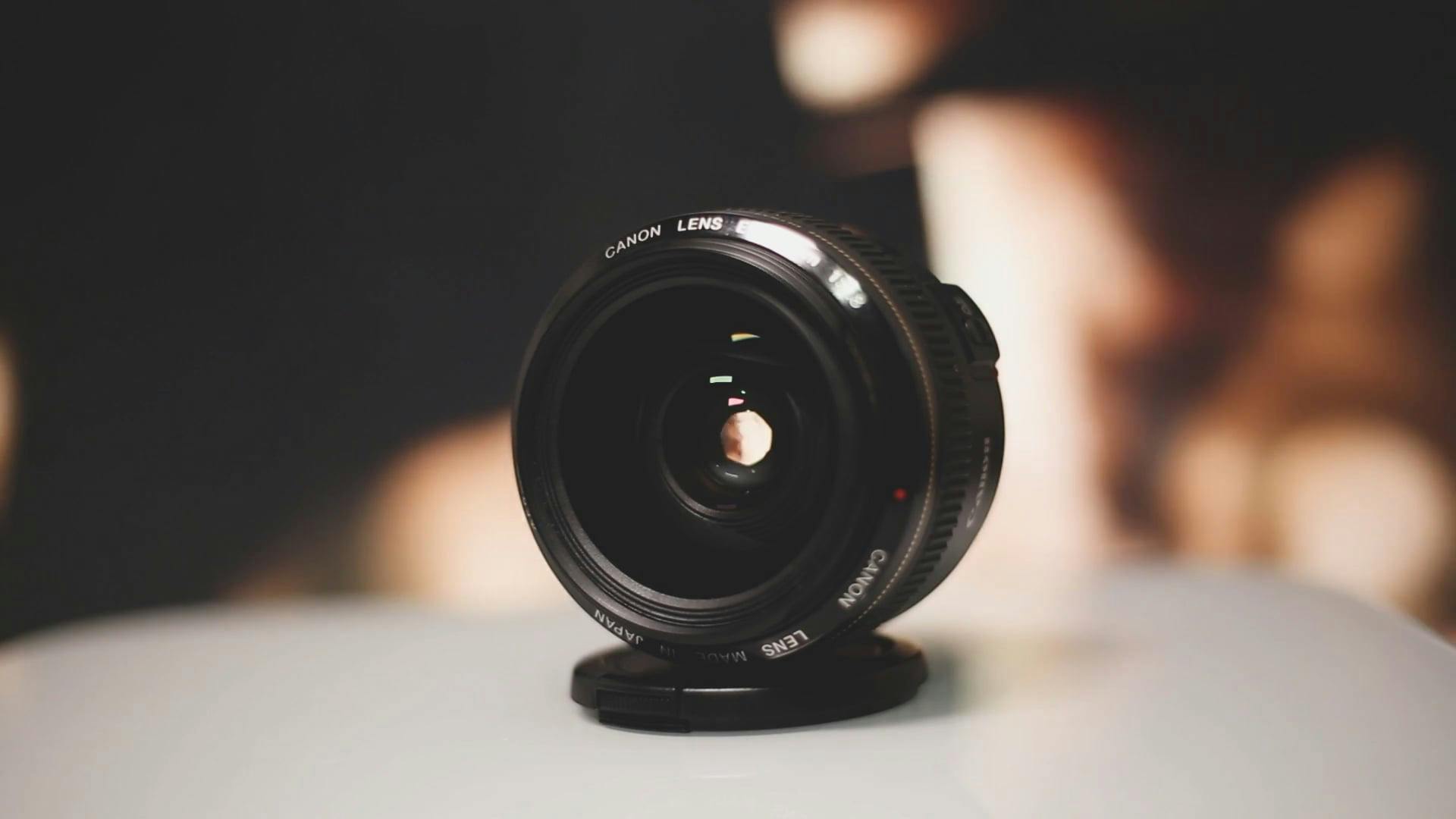 A Canon Lens CloseUp Video Free Stock Video Footage, RoyaltyFree 4K