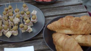 close up shot of food on the table