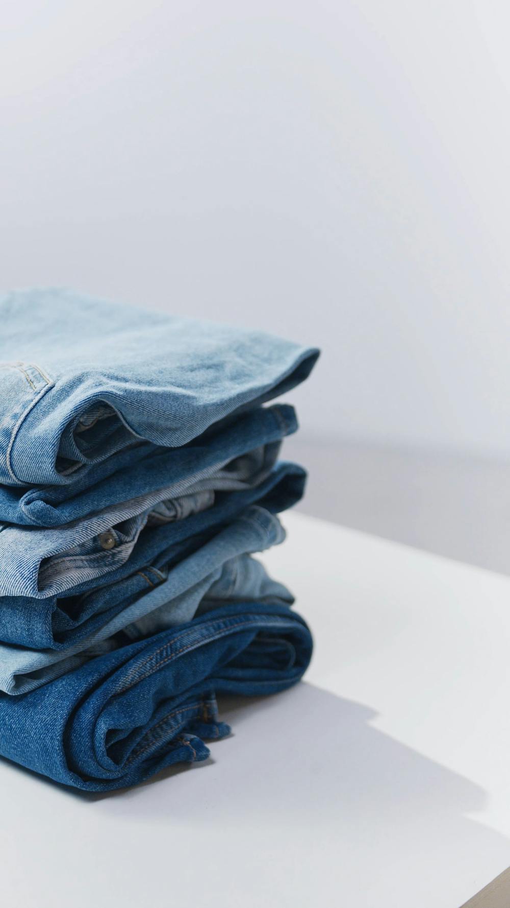 Denim Jeans on the Table · Free Stock Video
