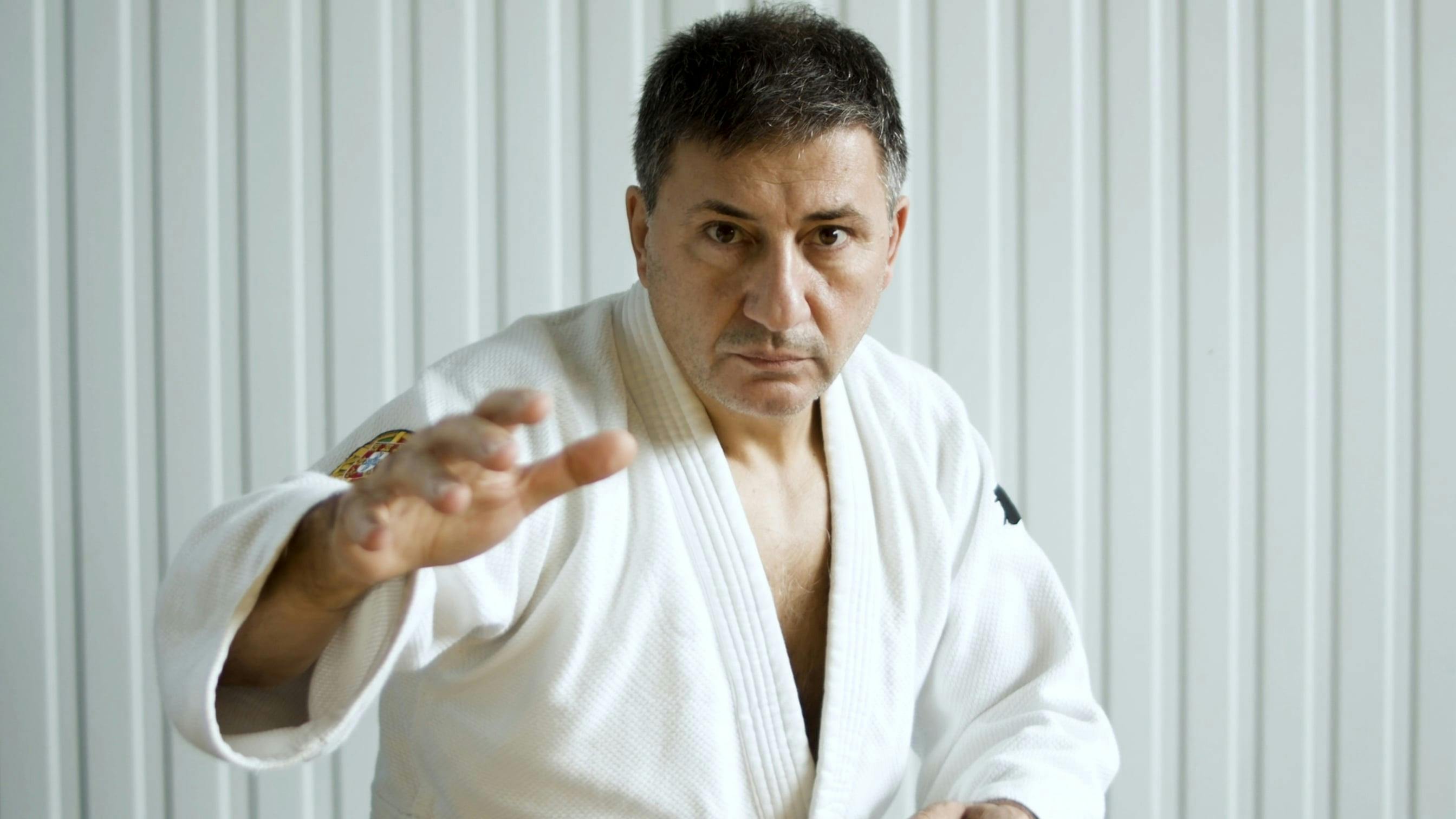 Judo Master in Fighting Stance Free Stock Video Footage, RoyaltyFree