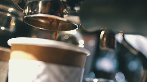 Close-Up Video of a Hot Beverage