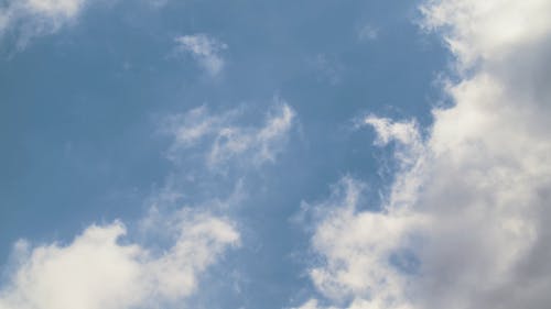 Time-Lapse Video of White Clouds