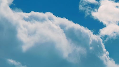 Low Angle Shot of Sky with Clouds Moving