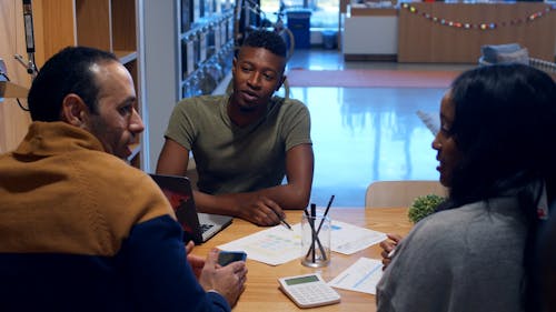 Business People In A Meeting