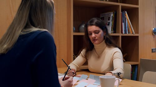 Businesswomen Working Hard