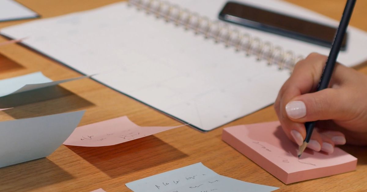 Writing Notes On Stick Pads Free Stock Video Footage, Royalty-Free 4K ...