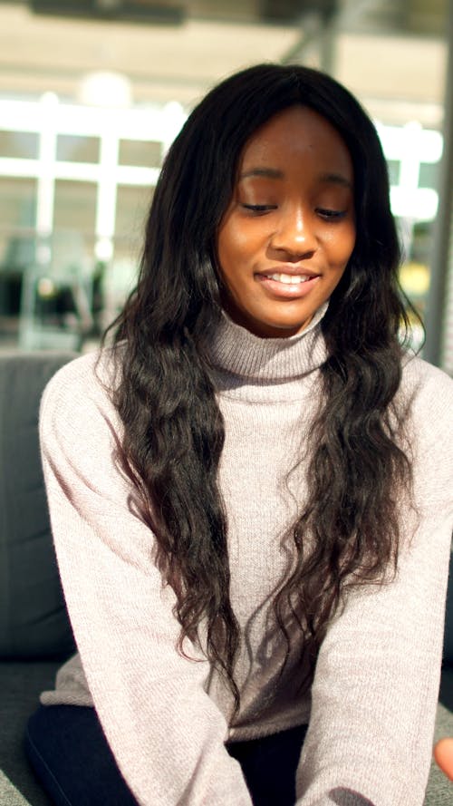 A Businesswoman Talking In A Meeting