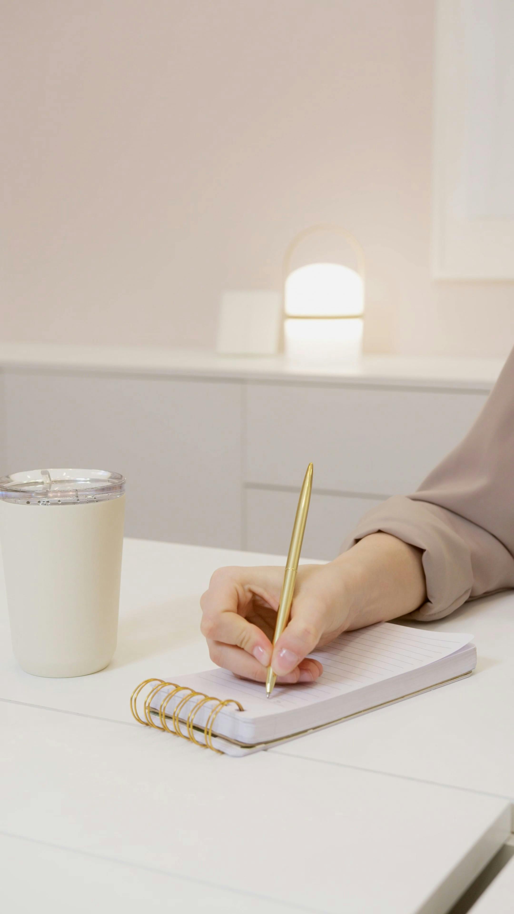 Person Writing on Notepad Free Stock Video Footage, Royalty-Free 4K