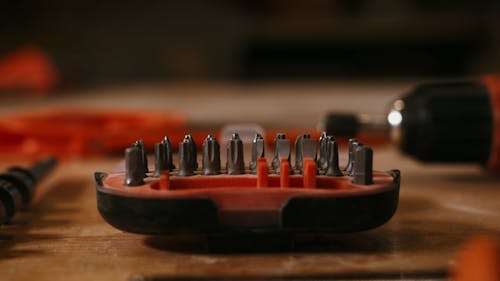 A Screw Driver Bit Set