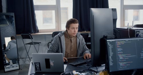 Young Workers in Tech Office