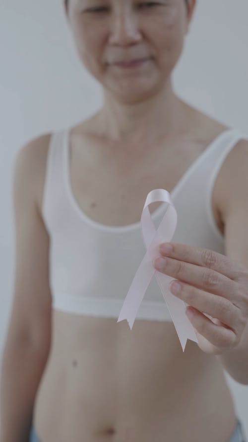 Woman with a PInk Ribbon