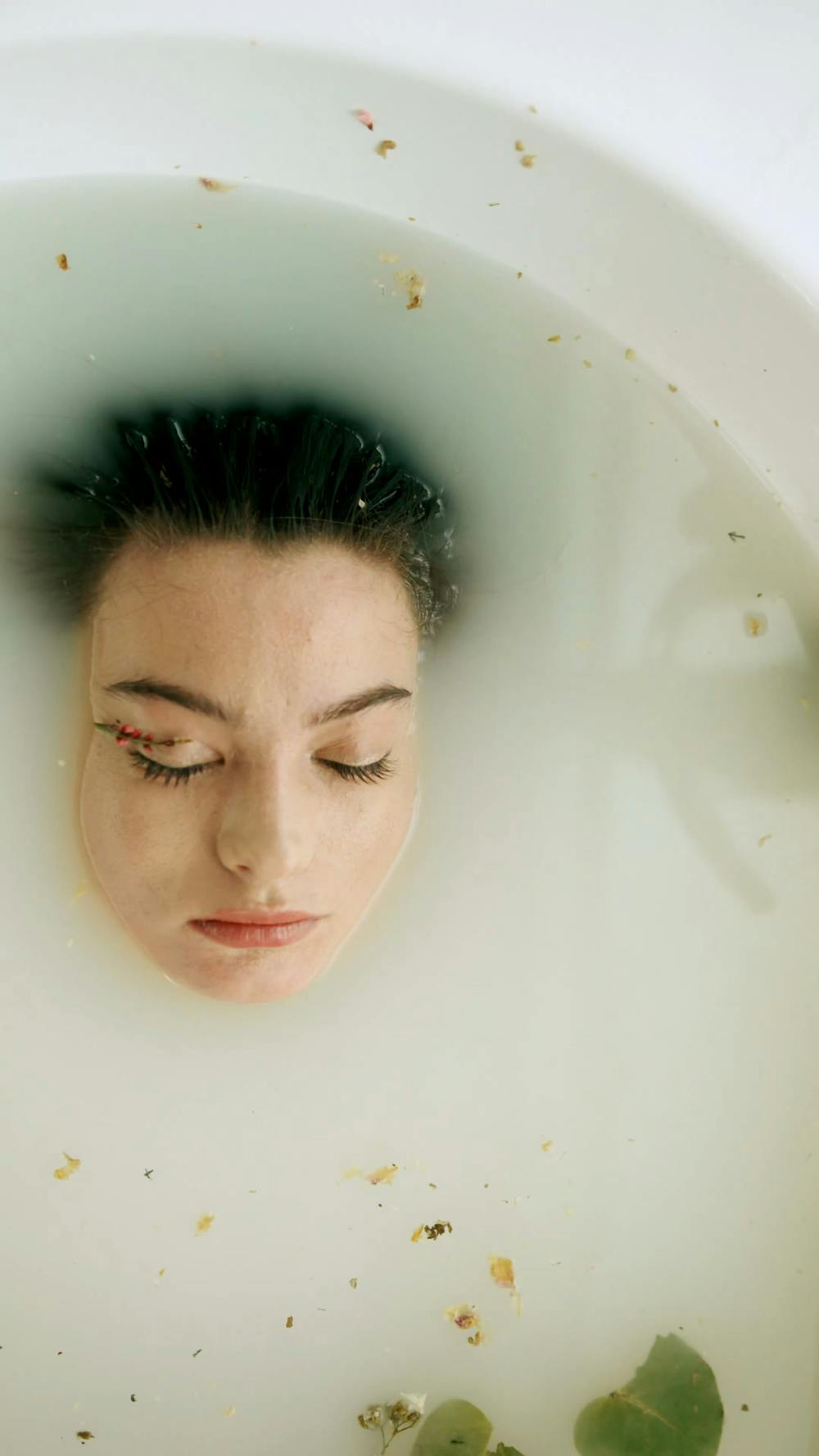 Submerged Woman In Bathtub · Free Stock Video