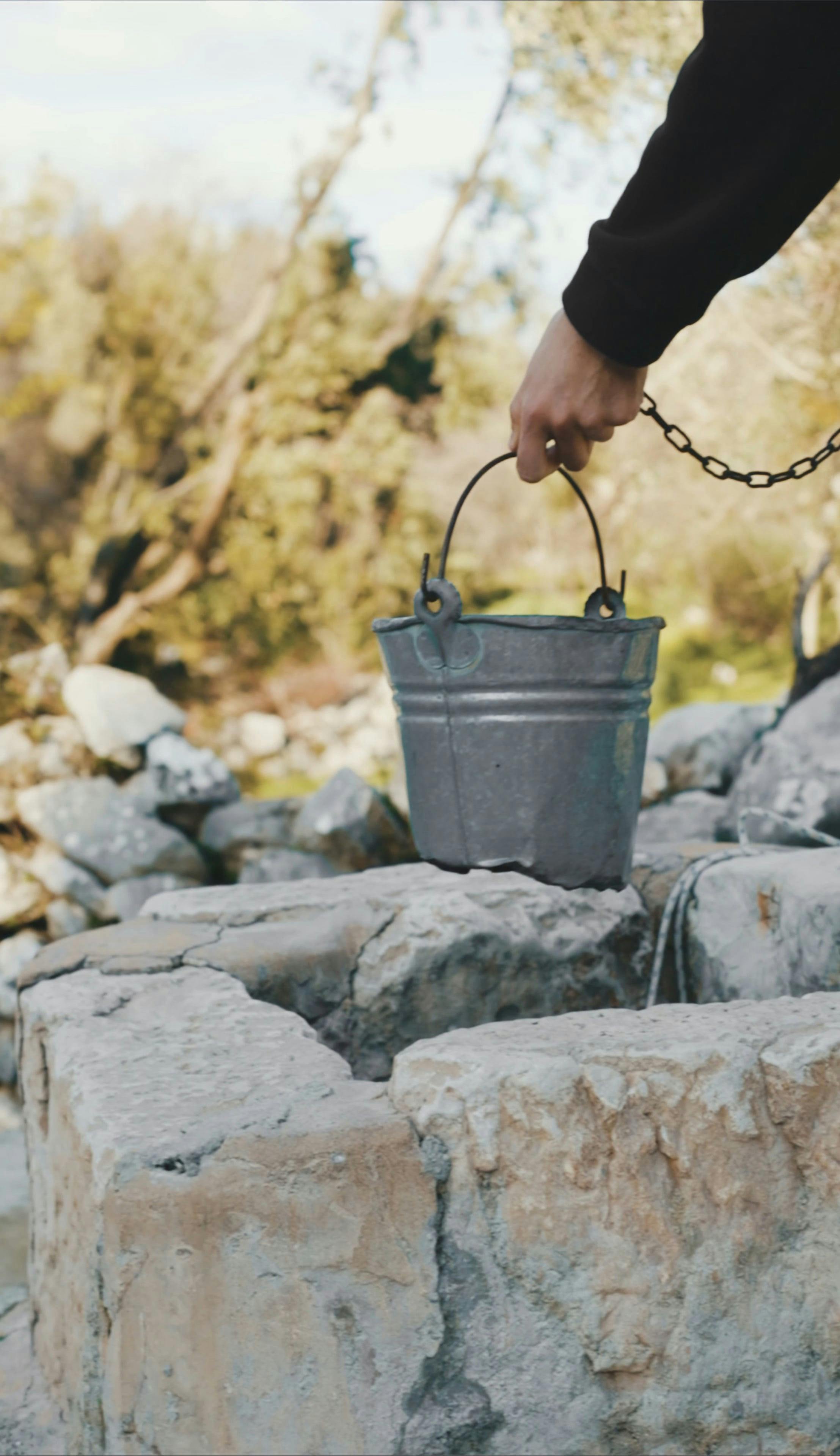 A Bucket of Water · Free Stock Video