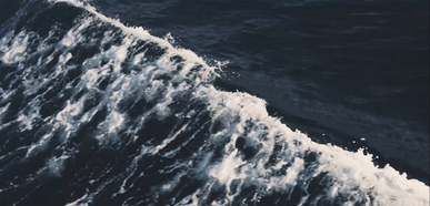 drone footage of a big wave
