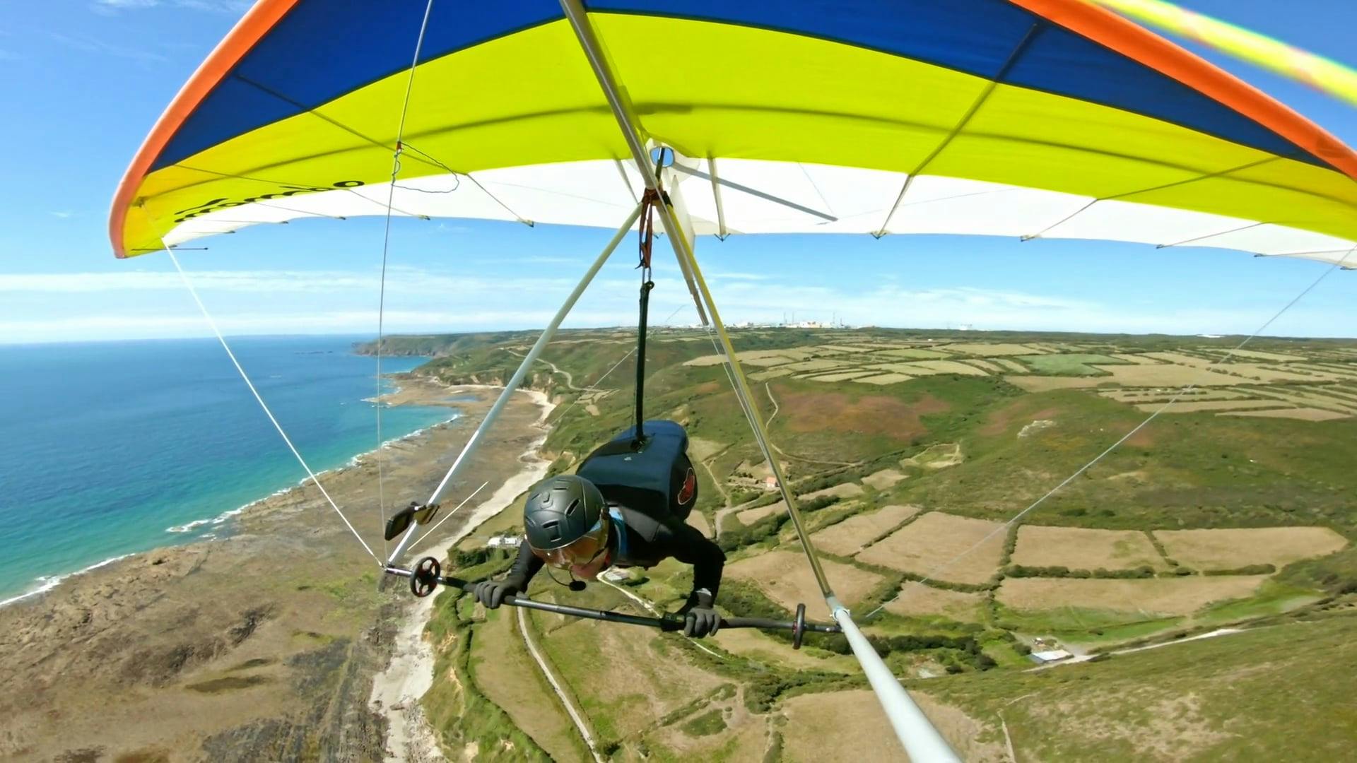 A Person Doing Gliding · Free Stock Video