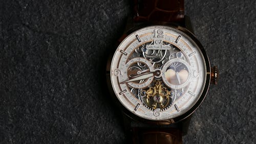Close Up View of a Wristwatch