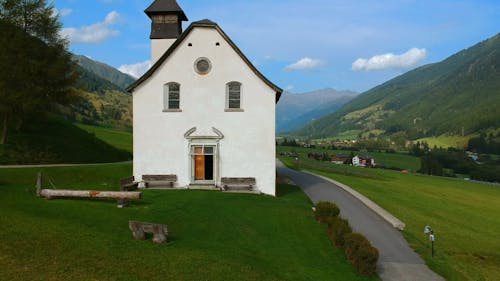 Church on a Mountain Village
